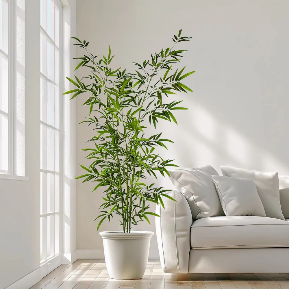 Kunstmatige Groene Bamboe PU + - Ficus Lyrata Tree recensie en prijs