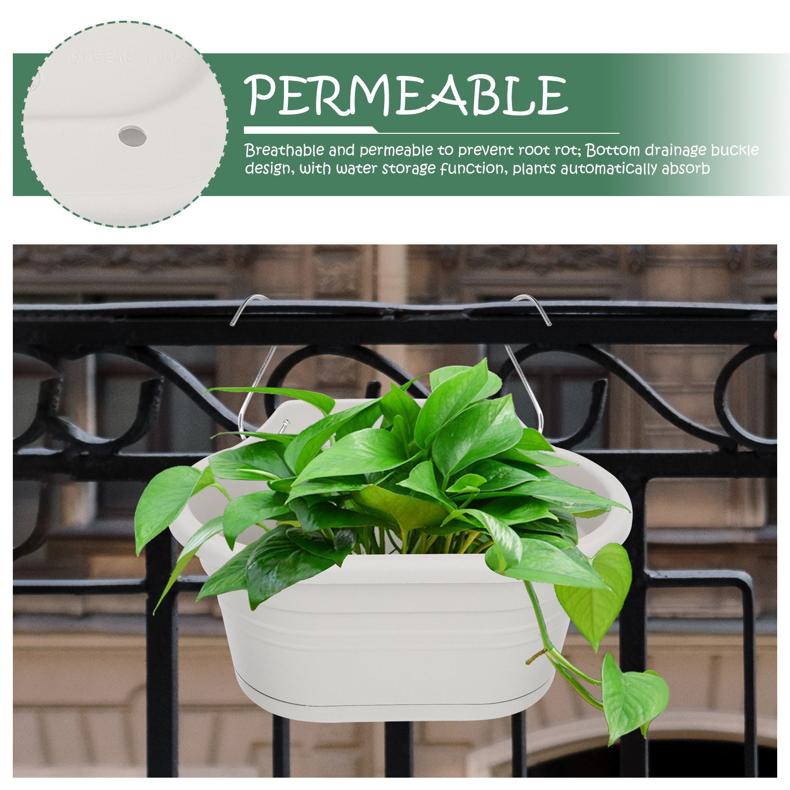 Wandmontage set hangende bloem - Spider Plant Hanging recensie en prijs